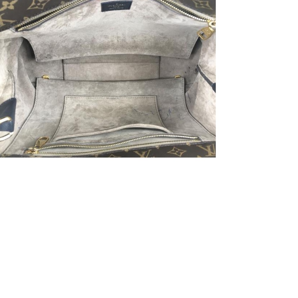 Louis Vuitton Brown Coated Canvas "W Tote"